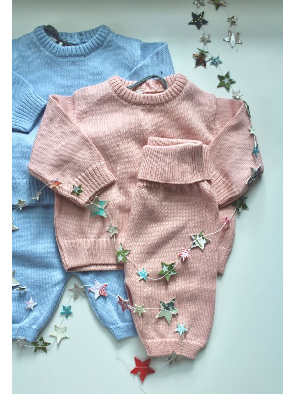 Completo due pezzi in 100% Lana Merino Extrafine 