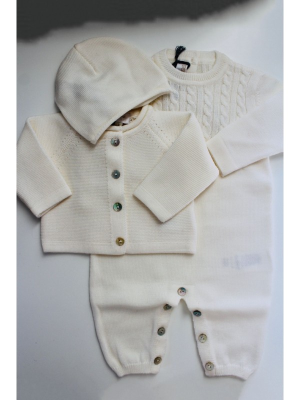Tutina in 100% Lana Merino Extrafine 6mesi